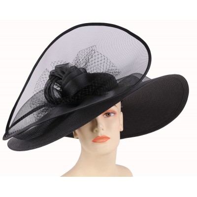's Church Hat  Wide brim derby Hat  Black  Royal  Red  White  4267  eb-71179658